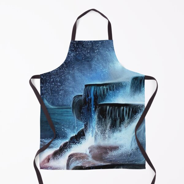 Item preview, Fantasy Stairway of Flowing Water in Realistic Dusk Starry Sky  designed and sold by D3monic.