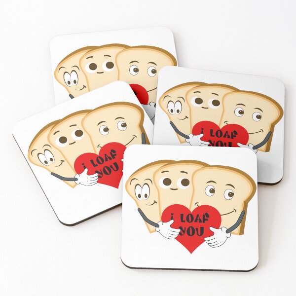 Item preview, Three Slice I Loaf You  designed and sold by Josh Ajay Designs.