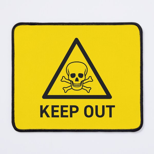 Item preview, Keep Out Safety Warning Sign Yellow designed and sold by VoodooCircus.