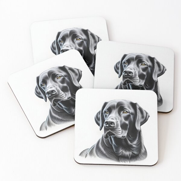 Item preview, Black Labrador retriever, charcoal drawing, Ai Generated Art  designed and sold by ACC .