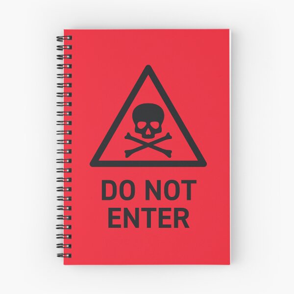 Item preview, Do Not Enter Safety Warning Sign designed and sold by VoodooCircus.