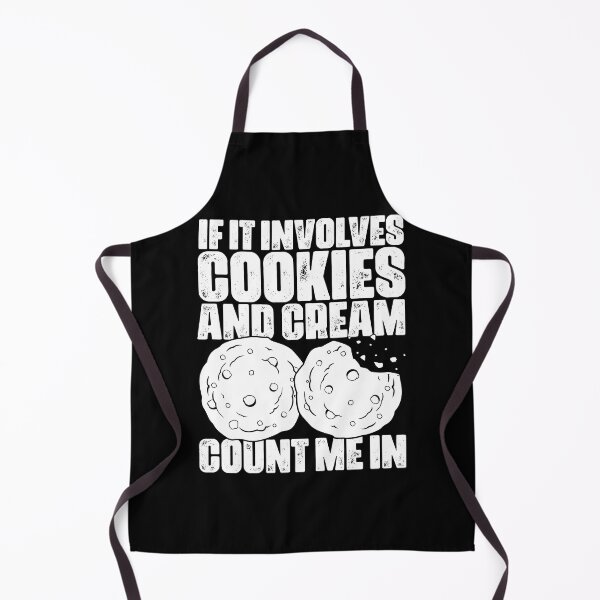 Item preview, If It Involves Funny Cookies And Cream Vinatge Cookie Eater designed and sold by Nessshirts.