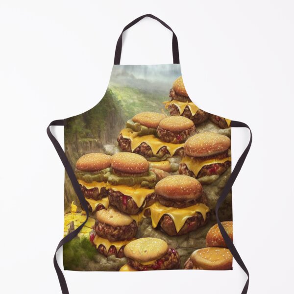 Item preview, Huge Cliff with Cheeseburgers Pouring off in Nature designed and sold by D3monic.