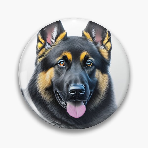 Item preview, German shepherd, charcoal drawing, Ai Generated Art  designed and sold by ACC .