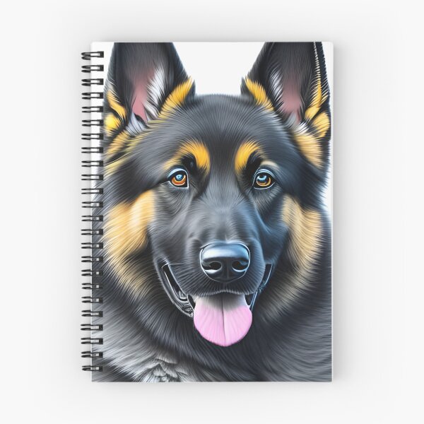 Item preview, German shepherd, charcoal drawing, Ai Generated Art  designed and sold by ACC .