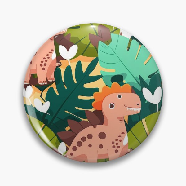 Item preview, Dino Patterns with Plam Leaves designed and sold by comicc.