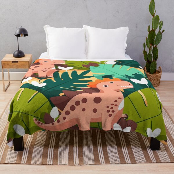 Item preview, Dino Patterns with Plam Leaves designed and sold by comicc.