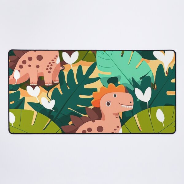 Item preview, Dino Patterns with Plam Leaves designed and sold by comicc.