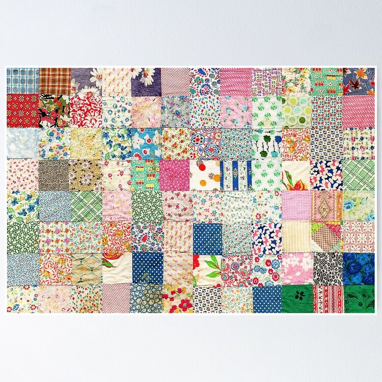 Vintage Patchwork Quilt Design | Laptop Sleeve