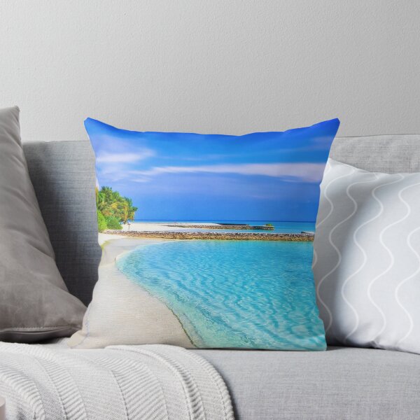 Item preview, Summer Sunset Palm Tree Beach Ocean Artistic Paradise Nature Lovers designed and sold by kris-money.