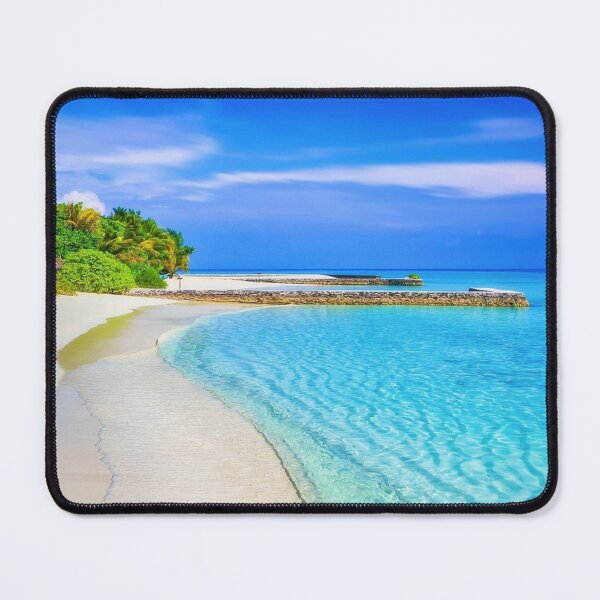 Item preview, Summer Sunset Palm Tree Beach Ocean Artistic Paradise Nature Lovers designed and sold by kris-money.