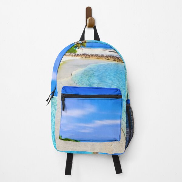 Item preview, Summer Sunset Palm Tree Beach Ocean Artistic Paradise Nature Lovers designed and sold by kris-money.
