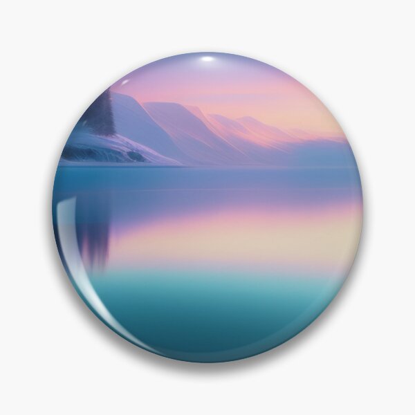Item preview, Sparkling lake with northern lights | Beautiful Landscapes | Orinal Digital Art designed and sold by ArtworkbyEmmy.