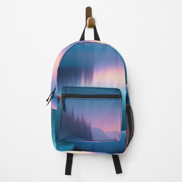 Item preview, Sparkling lake with northern lights | Beautiful Landscapes | Orinal Digital Art designed and sold by ArtworkbyEmmy.