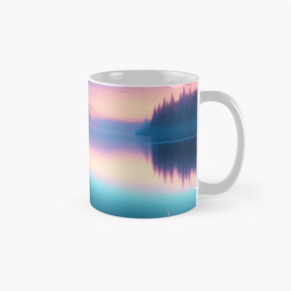 Item preview, Sparkling lake with northern lights | Beautiful Landscapes | Orinal Digital Art designed and sold by ArtworkbyEmmy.