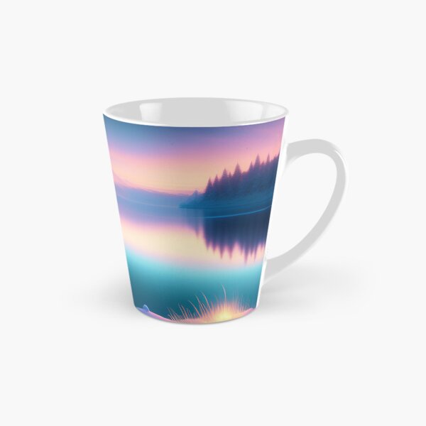 Item preview, Sparkling lake with northern lights | Beautiful Landscapes | Orinal Digital Art designed and sold by ArtworkbyEmmy.