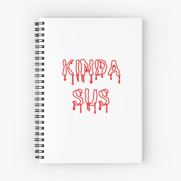 Item preview, Kinda Sus You're Sus Bloody Text Design designed and sold by St3fy.