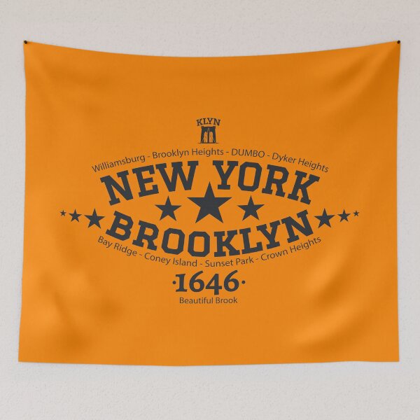 Item preview, New York Brooklyn, Brooklyn lettering, Brooklyn college style logo designed and sold by Boogosh.