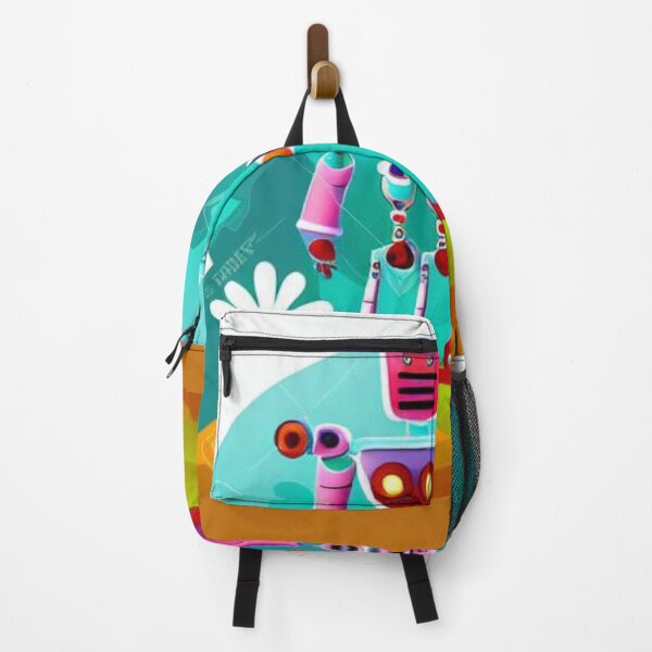 Item preview, Robot Family Hiking in Nature designed and sold by HanaiPrint.