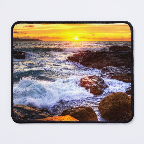Item preview, Sunset On The Rocks Cornwall Coastline designed and sold by Paul Thompson Photography.