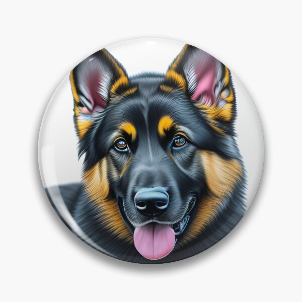 Item preview, German shepherd puppy, charcoal drawing, Ai Generated Art  designed and sold by ACC .