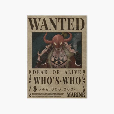 Lámina rígida for Sale con la obra «Bounty Marco The Fenix One Piece Wanted  Poster» de One Piece Bounty Poster