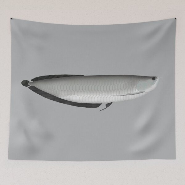 Item preview, Silver Arowana designed and sold by fishfolkart.