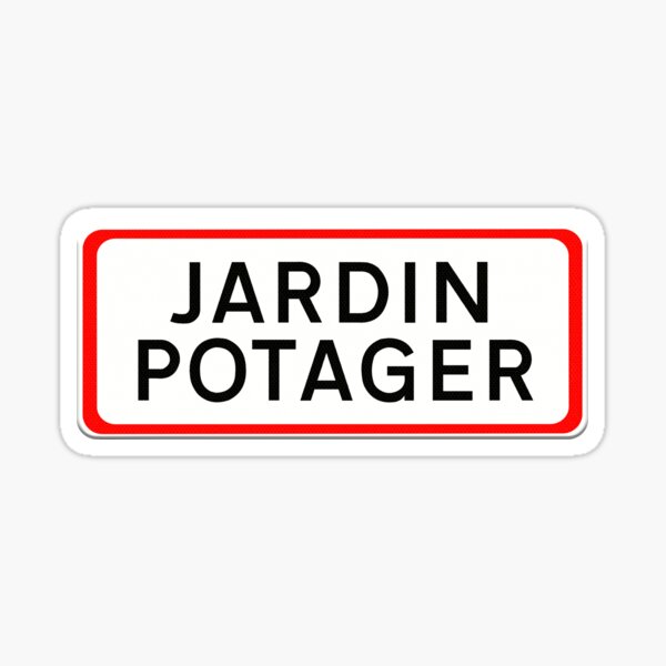 french-place-name-sign-french-place-name-sign-jardin-potager-sticker