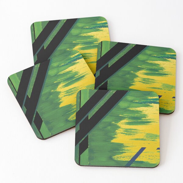 Item preview,  Bamboo grove in yellow and green designed and sold by BlackArtichoke.