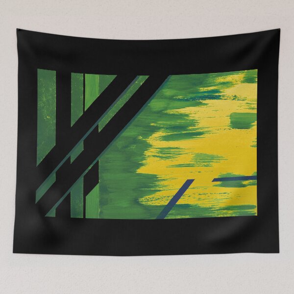 Item preview,  Bamboo grove in yellow and green designed and sold by BlackArtichoke.