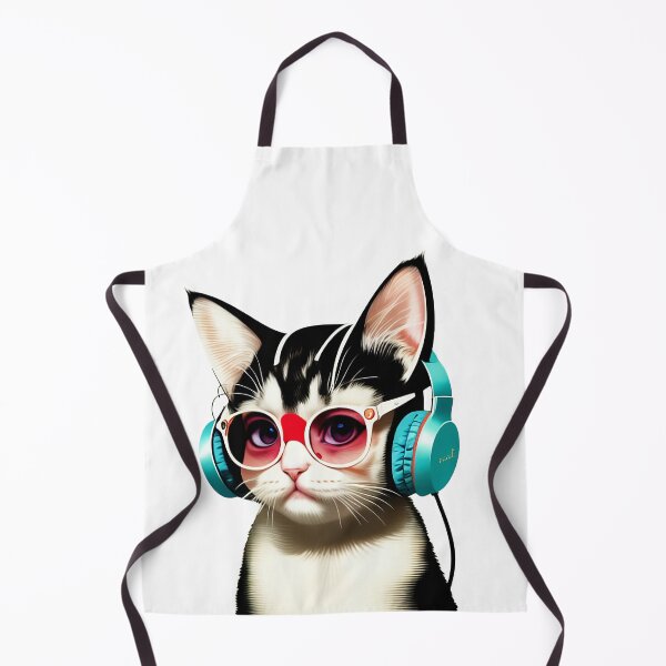 Item preview, Copy of cute baby kitty cat wearing glasses illustration 2 designed and sold by vishalraifx.