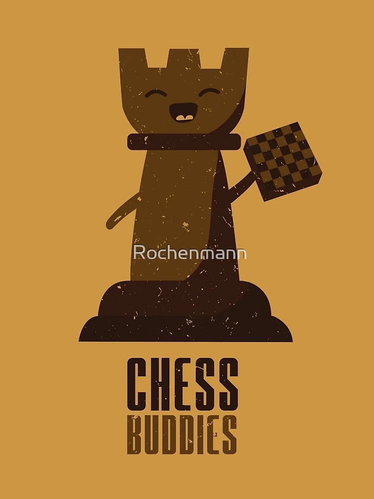 Thumbnail 3 of 3, Scarf, Chess Buddies designed and sold by Rochenmann.