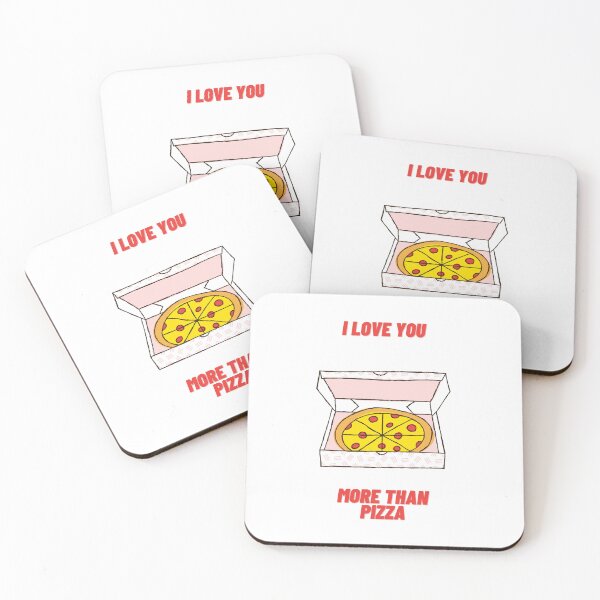 Item preview, I love you more than pizza designed and sold by Yanka22013.
