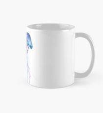 BLUE Qualle Kunst Tasse (Standard)