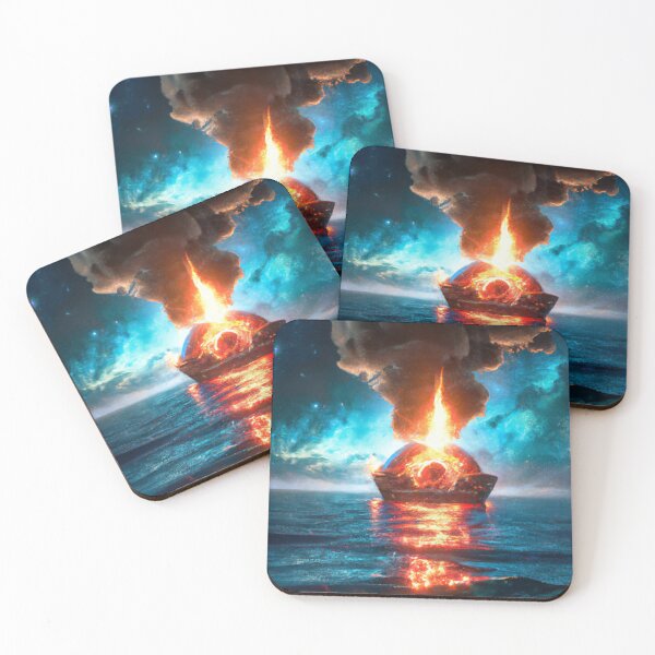 Item preview, A Boat's Eye View of the Burning Cosmos - Ocean Voyage Through the Burning Universe designed and sold by WBP Mart.