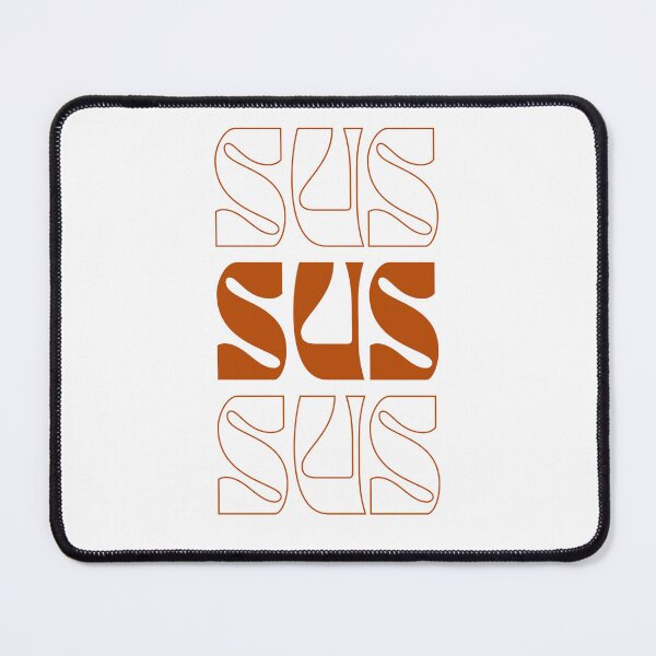 Item preview, SUS, You're Sus, Repeat Red Text Design designed and sold by St3fy.