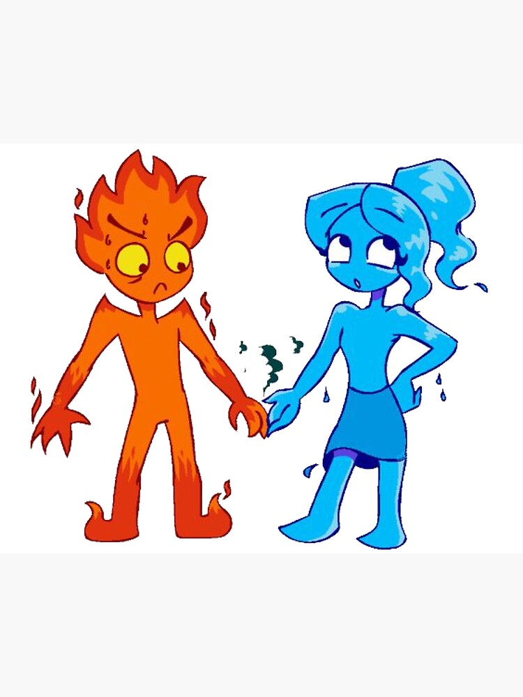 Fireboy and watergirl Poster for Sale by nednalbrolyat