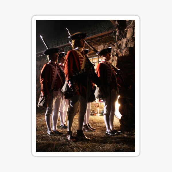 The Redcoats Came Marching, Marching... Sticker