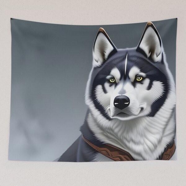 Item preview, Husky, cel-shaded art, Ai Generated Art  designed and sold by ACC .