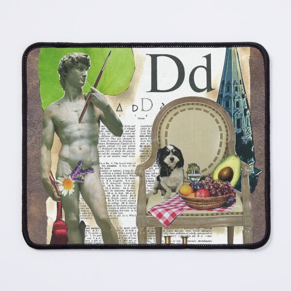 Item preview, Dictionary Collage Artsy Literary Decor "D" for David designed and sold by KathyGrippi.