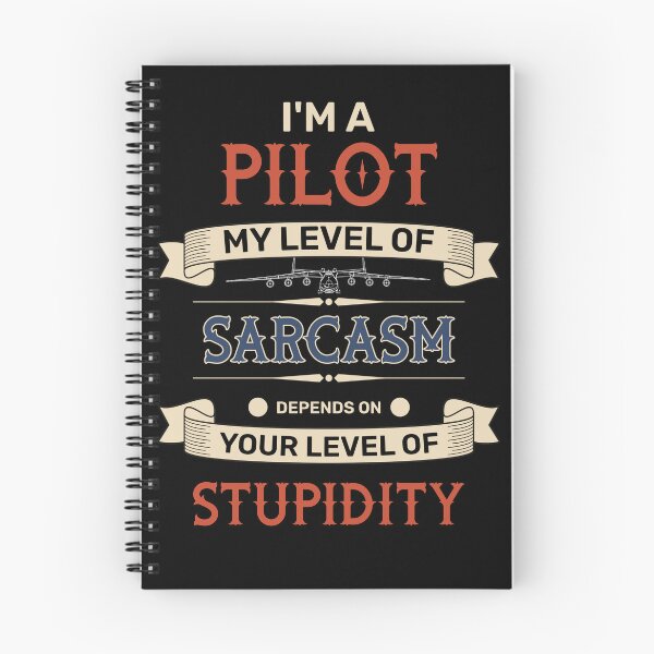 Item preview, I'm A Pilot My Level Of Sarcasm Depends On Your Level Of Stupidity Colored designed and sold by SpicyAviator.