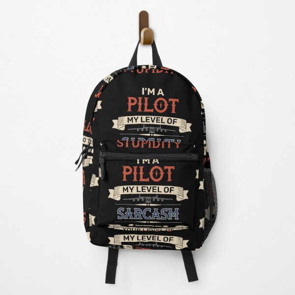 Item preview, I'm A Pilot My Level Of Sarcasm Depends On Your Level Of Stupidity Colored designed and sold by SpicyAviator.