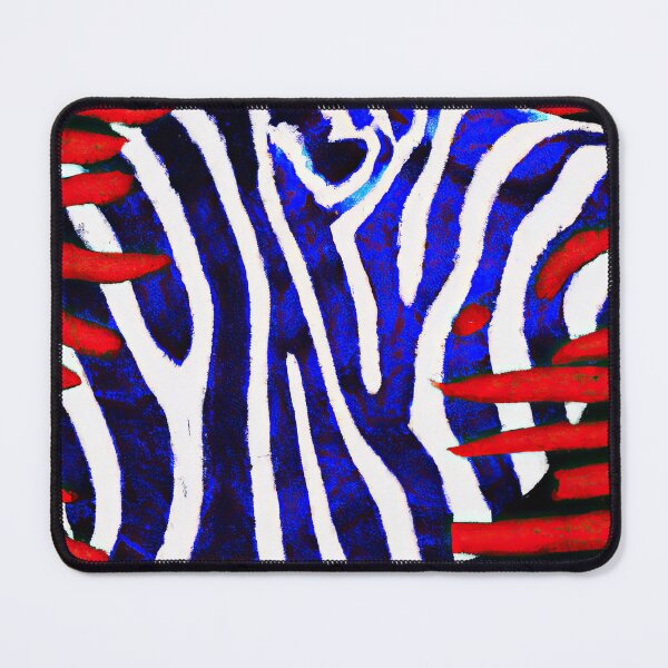 Item preview, Zebra Style Pattern With With US Flag Coloring designed and sold by phillipbooth.