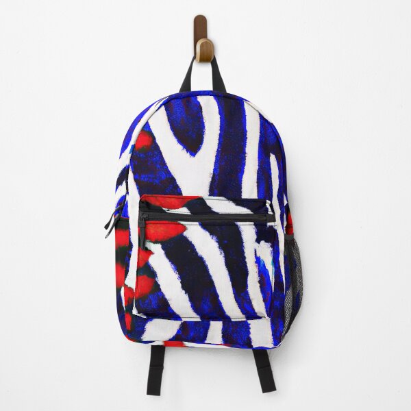 Item preview, Zebra Style Pattern With With US Flag Coloring designed and sold by phillipbooth.