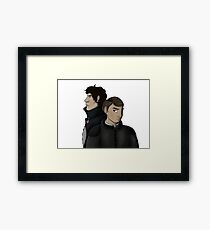John and Sherlock Framed Print
