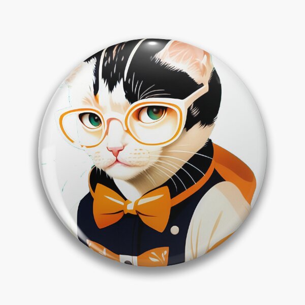 Item preview, cute baby kitty cat wearing glasses illustration 7 designed and sold by vishalraifx.