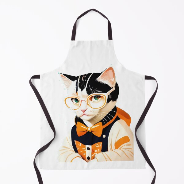 Item preview, cute baby kitty cat wearing glasses illustration 7 designed and sold by vishalraifx.