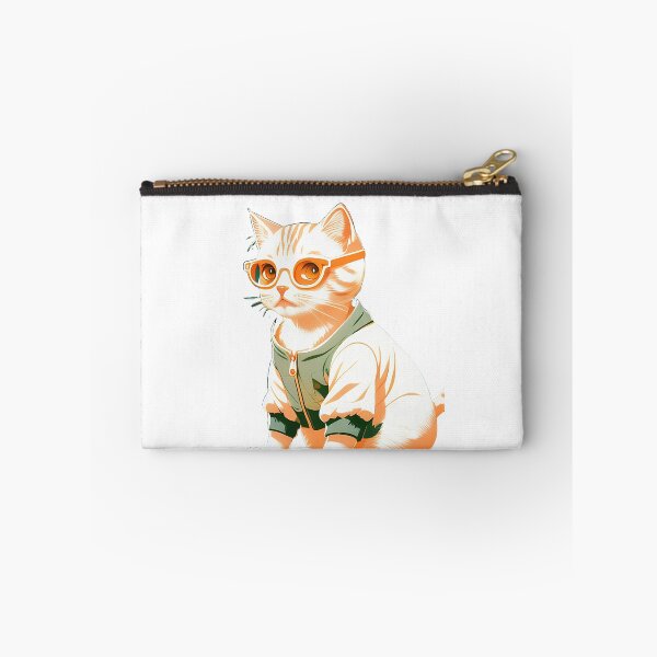 Item preview, cute baby kitty cat wearing glasses illustration 8 designed and sold by vishalraifx.