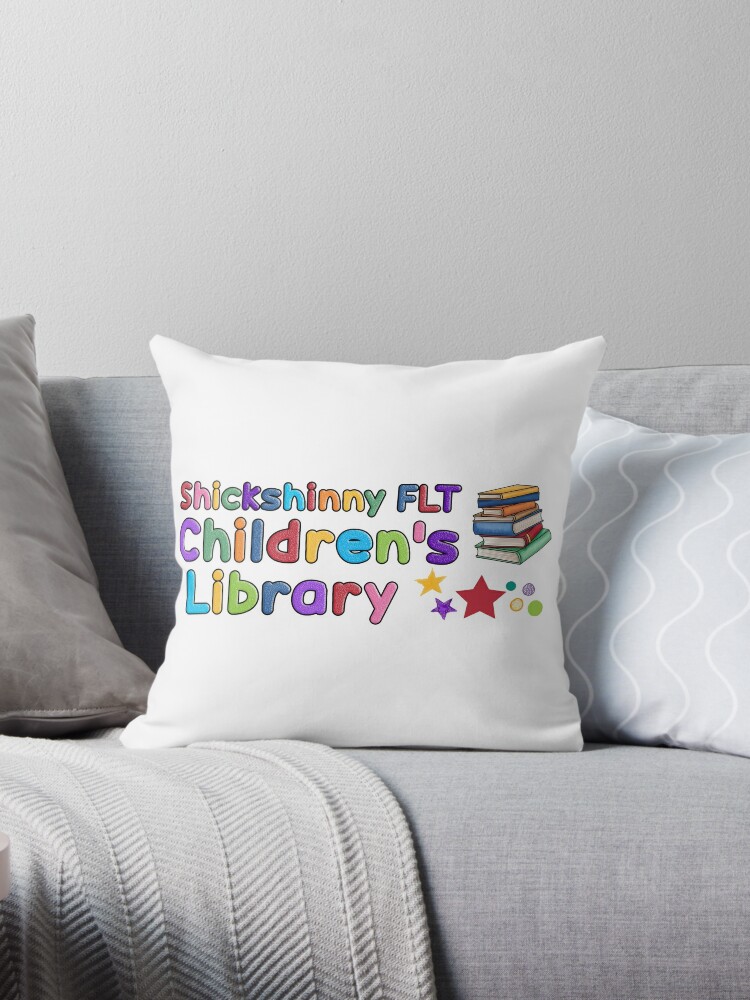 Thumbnail 1 of 3, Throw Pillow, Shickshinny FLT Children's Library  designed and sold by PitbullDesigns.