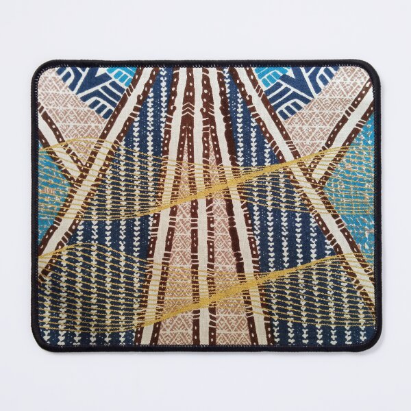 Item preview, Multi-colored geometric lines print designed and sold by textileprint.